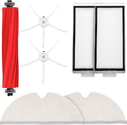 Set Piese de Schimb Extralink Perii Role Filtre Mopuri pentru Aspiratoare Roborock Q7 Max Plus + T8 Ex.23063