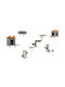 Costway Scratching Post Gray Wall Mounted