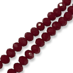 Glass Bead Washer 8*6mm 2 Pieces
