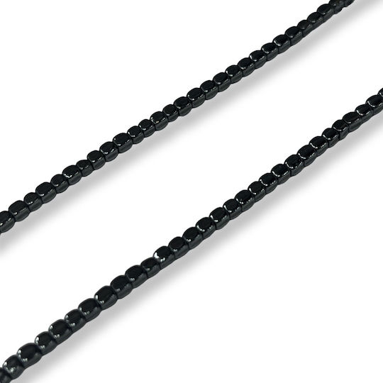 Αιματίτης Χάντρα Μαύρο 2*2.3mm 2 Τμχ