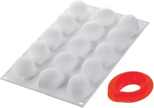 Silikomart Limone Formă de Patiserie din Silicon 3x3x2.7buc 1buc