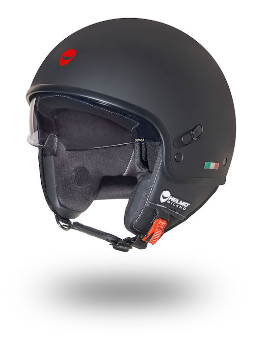 Helmo Puro Slider Jet cu Sun Visor ECE 22.06 Negru mat