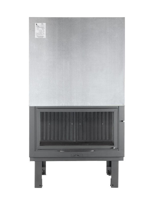 CHytiria Misailidi Eco T-90 Rechteckig 55-90 Kaminofen Holz 26kW Gerade Ohne Tür