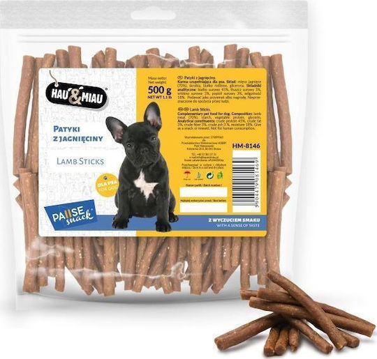Dog Treat Hau&meow Pausesnack Dog Sticks Lamb 500g 10186893 5904479081469