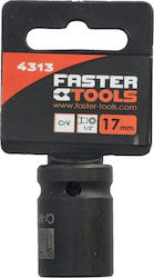 Faster Tools Nuss Pneumatisch mit Vierkant-Antrieb 1/2" Durchmesser 1/2" / 17 1Stück Faster Tools Nuss Pneumatisch mit Vierkant-Antrieb 1/2" Durchmesser 1/2" / 17 1Stück