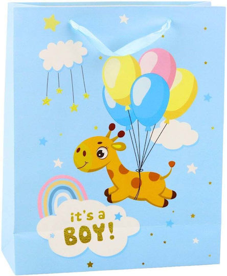 Lean Toys Τσάντα για Δώρο Μπλε 32x10x26εκ.