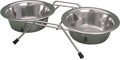 Metallic Food and Water Bowl for Dog and Cat 13.5cm