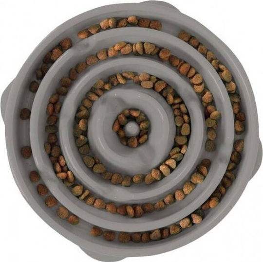 Outward Hound Outward Hound Fun Feeder Bol de Încetinire Gri 69892