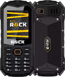 eStar Rock Dual-SIM Widerstandsfähig Handy mit Tasten Schwarz