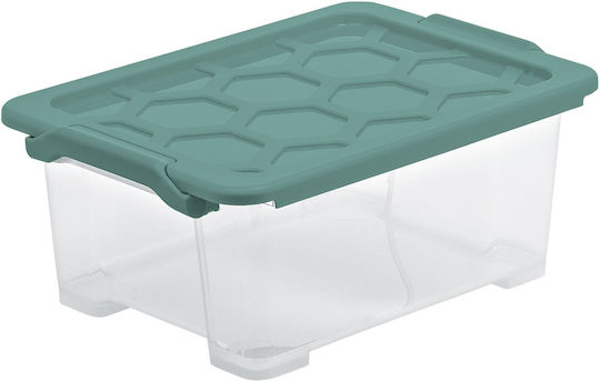 Rotho Babydesign Plastic Storage Box with Lid Transparent 11lt