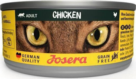 Josera Wet Food for Adult Cats in Cans with Chicken 85gr