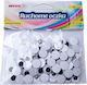 Brewis Κινούμενα Μάτια Ro8 Αυτοκόλλητα 80τμχ 12mm Brewis