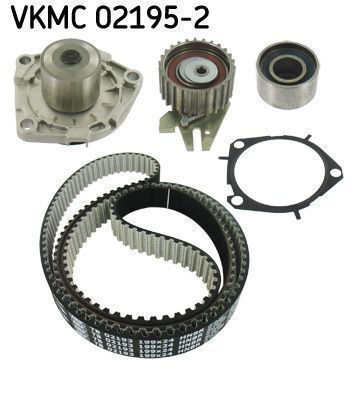 Skf Vkmc 02195-2 Water Pump Timing Belt Set