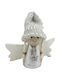 Saska Garden Saska Garden Weihnachtsfigur Cherub Silber 7cm