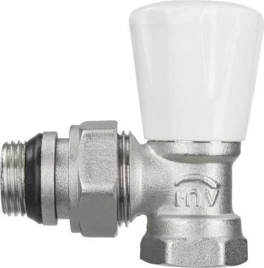Invena Valvă Radiator Alimentare Dreaptă 1/2" Țevi Din Oțel Cz-60-k15