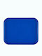 Rechteckig Serviertablett in Blau Farbe 46x36cm 1Stück