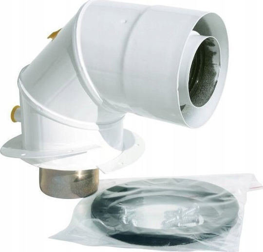 Spiroflex Adapter 60/100 Fkkpb Kolanowy White Measuring Sockets