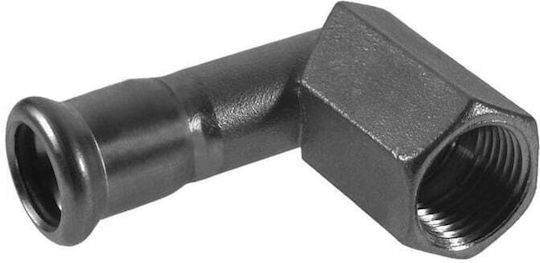 Kan-therm Cot 90° Presat 28x1/2" Filet Interior Oțel Inoxidabil 6198467
