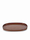 Revol Serving Platter Oval made of Porcelain Yellow 35x21cm