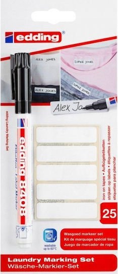 Edding Textmarker 0.75mm Μαύρο, Κόκκινο, Λευκό