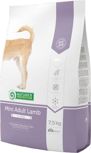 Nature's Protection 0.5kg Dry Food for Adult Small Breed Dogs with Lamb