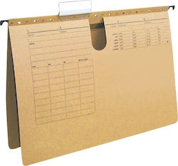 Q-connect Suspended File Folder Q-connect Cardboard A4 250gsm Light Brown