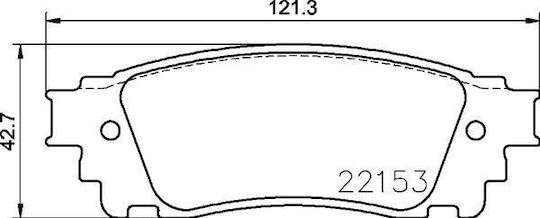 Brembo Bremsbelag Set Scheibenbremse P 83 166