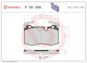 Комплект Спирачни Накладки Дискови Brembo P06068