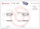 Σετ Τακάκια Δισκόφρενα Brembo P23133