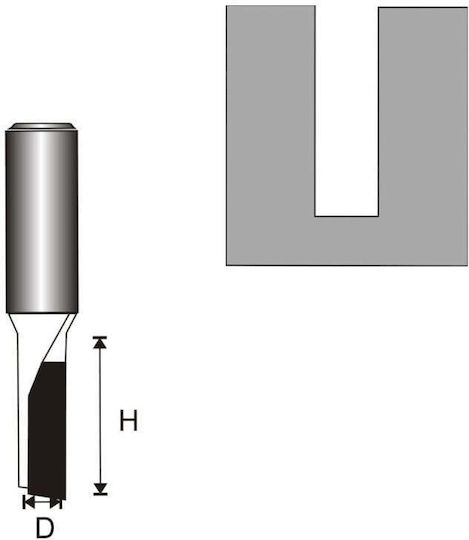 Dedra Φρέζα Αυλάκωσης 1-πλάκας T6 11mm Ded07f011b