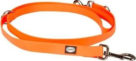 Duvo+ Duvo+ Neon Pvc Hundeleine Orange Verstellbar 200cm/25mm 11103