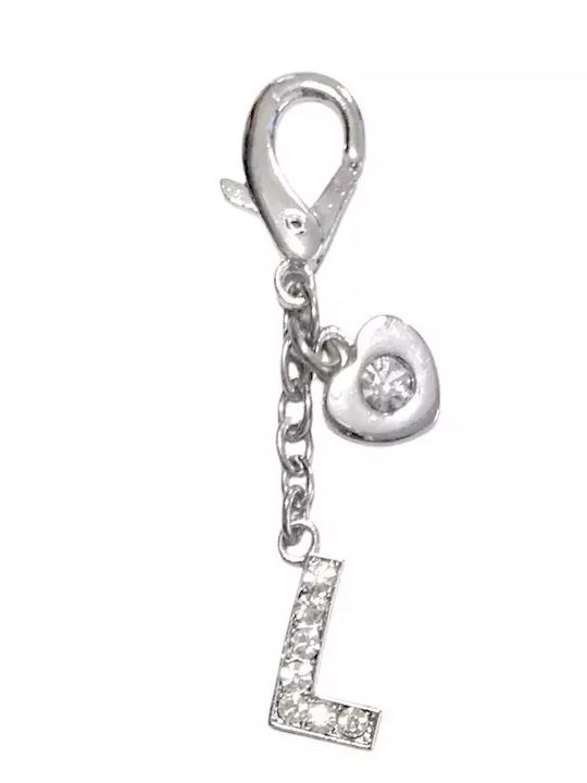 Russ Berrie Сребърен Монограм Гривна Charm