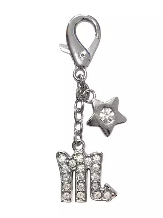 Russ Berrie Charm Ζώδιο Σκορπιός από Ασήμι