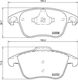 Brembo Brake Pad Set Disc Brake P 61 117