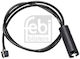 Warning Contact Wear of Brake Friction Material Febi Bilstein 06867