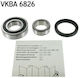 Skf Radlager Satz Vkba 6826