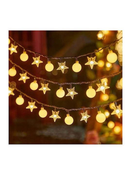 10 Lights LED 1.5m. Warm White USB in String 1pcs