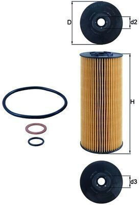 Mahle Филтър За Масло Ox 137d2