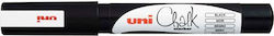 Uni Mitsubishi Pencil Marker Pwe-5m Negru Pentru Table Negre Pwe-5mcblack