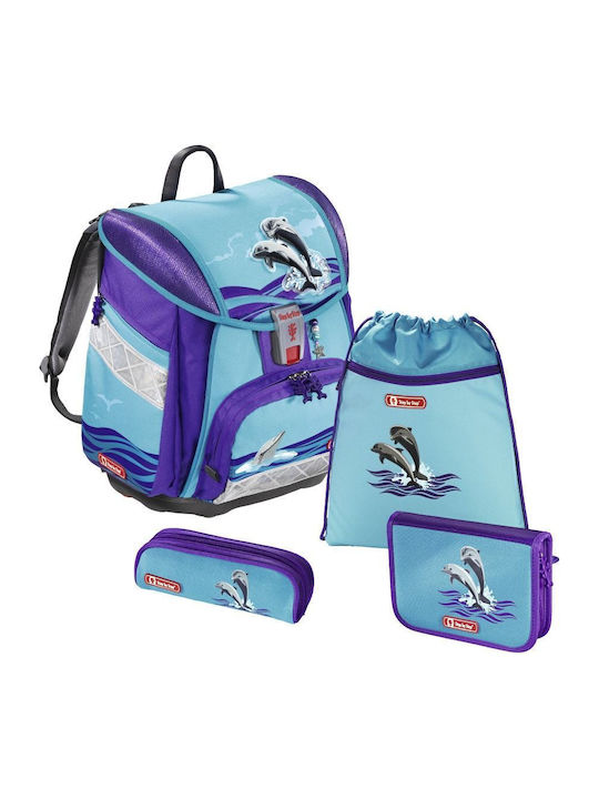 Комплект Ученически Раници Step By Step Touch 2 21л Happy Dolphins 4 Бр