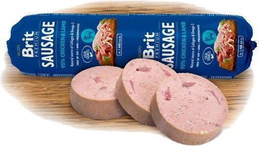 Brit Premium Nassfutter Hunde mit Huhn, Lamm, Fleisch, Leber und Reis 800gr