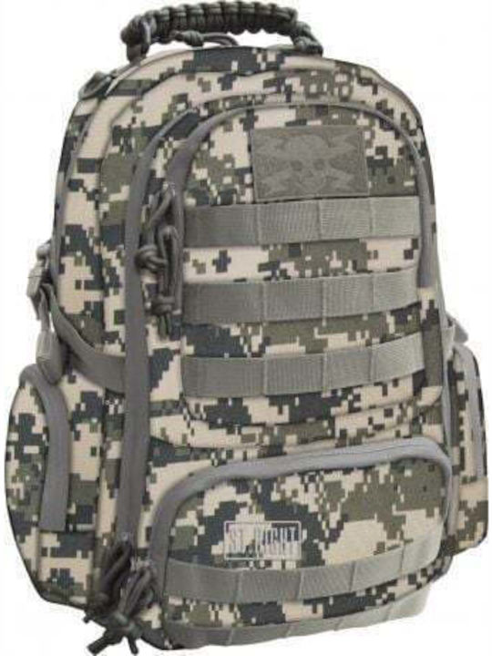 St. Majewski Military Σχολική Τσάντα Πλάτης Γκρι