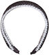 Celestino Women's Hair Headband Embroidery Black