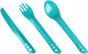 Ellipse Cutlery Set Teal