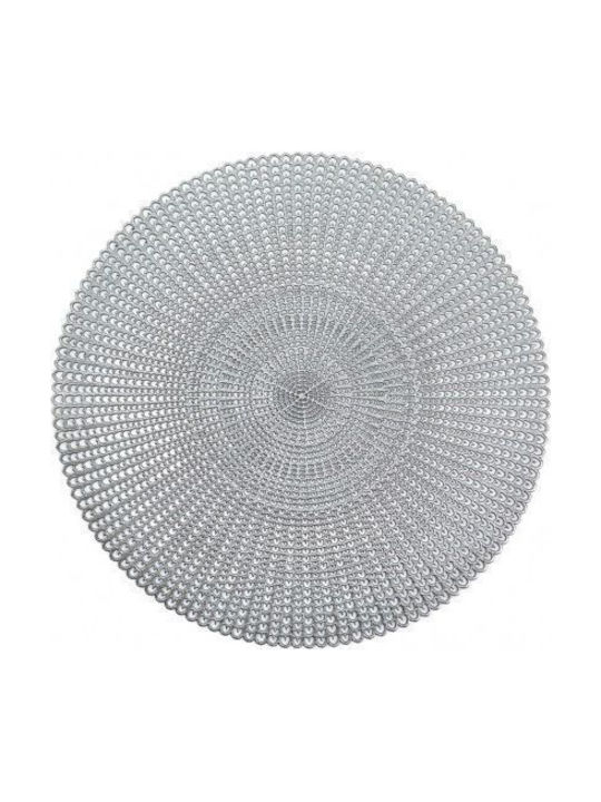 Zeller Platzdeckchen Rund Kunststoff Silber 1Stück Zeller Platzdeckchen Rund Kunststoff Silber 1Stück