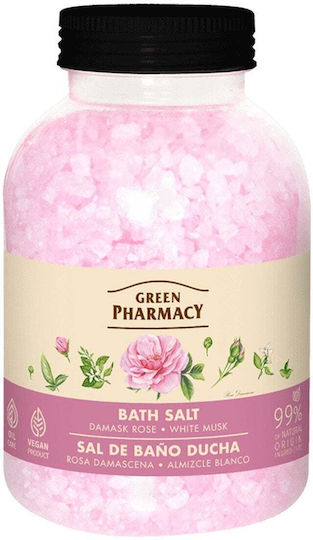 Green Pharmacy Bath Salt Damask Rose + White Musk 1000g