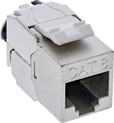 Inline Inline Keystone Rj45 Υποδοχή Slim Snap-in Cat.8.1 Eingebauter Kabelbinder Inline Inline Keystone Rj45 Υποδοχή Slim Snap-in Cat.8.1 Eingebauter Kabelbinder