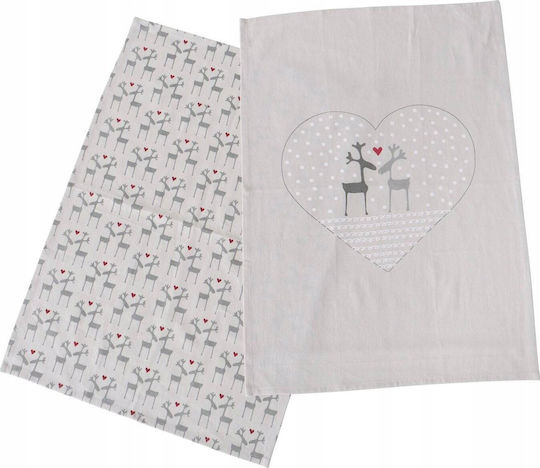 Boltze Set Ornamente de Crăciun Șervețele L70xW50cm. 2buc