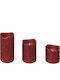 Atmosphera Christmas Candle 3pcs