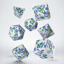 Full Art Dice Set Porcelain